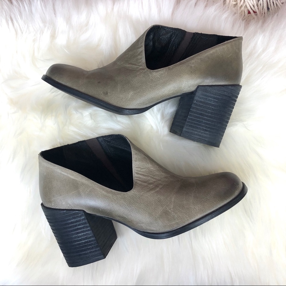 Free People | Terrah Asymmetrical Ankle Booties 38